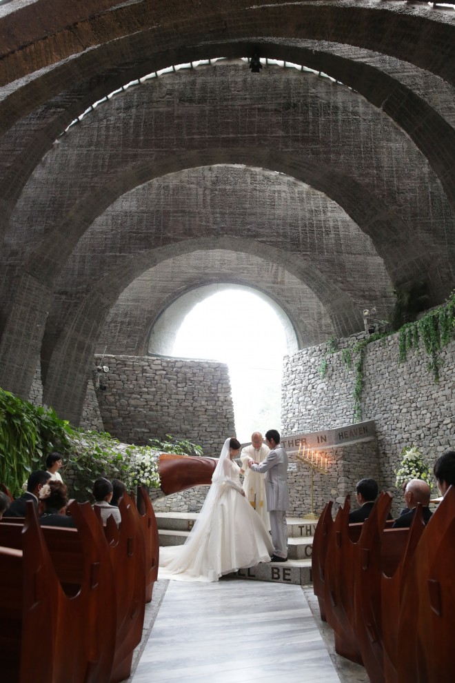 石の教会　結婚式